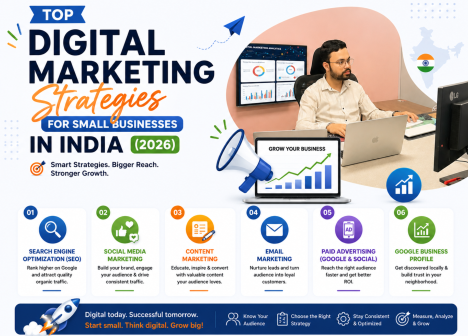 Top Digital Marketing Strategies for Small Businesses in India (2026)
