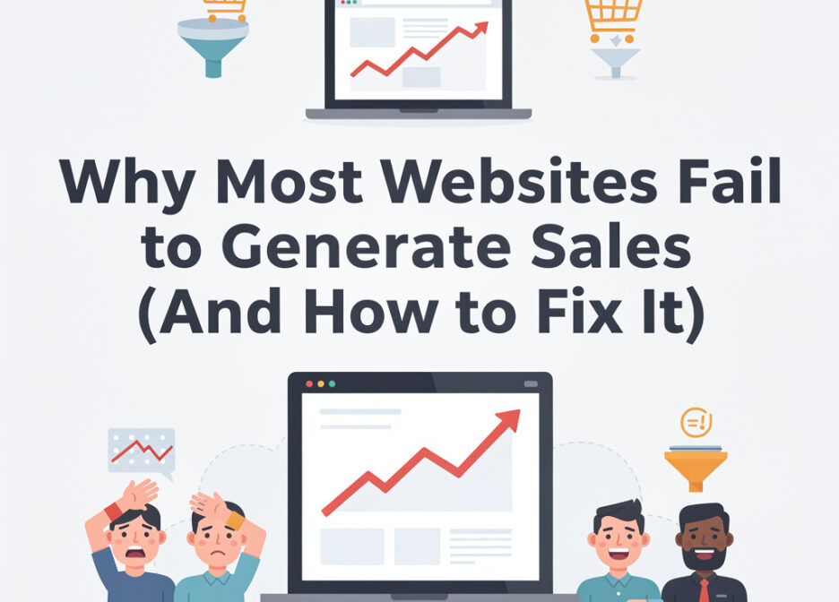 Why Most Websites Fail to Generate Sales (And How to Fix It)