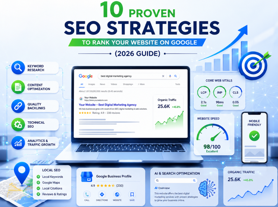 10 Proven SEO Strategies to Rank Your Website on Google